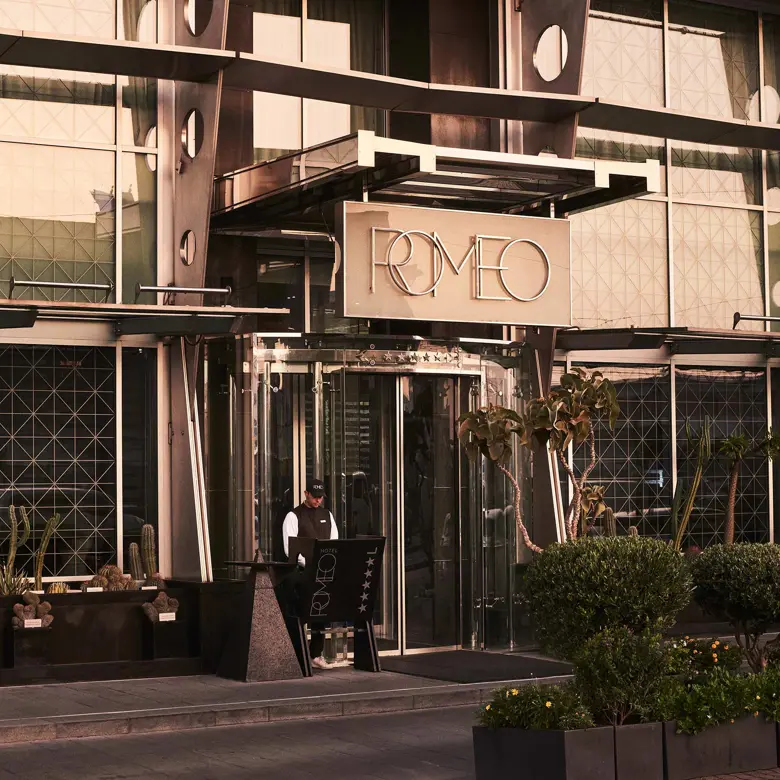 Naples Italy ROMEO Hotel Entrance 00002